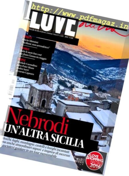 I Love Sicilia – N 124, 2016 Cover