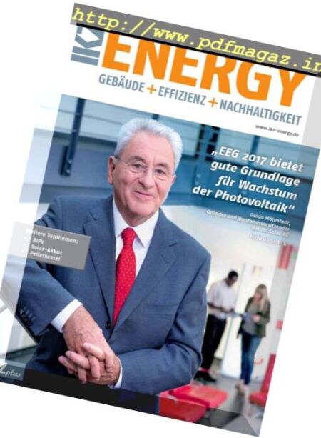 IKZ Energy – Januar 2017 Cover