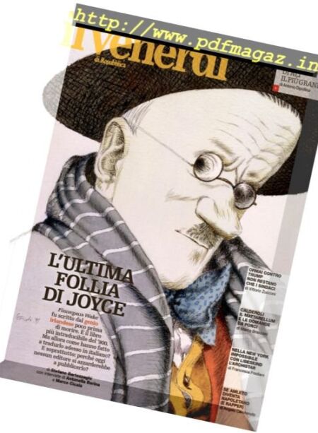 Il Venerdi di Repubblica – 13 Gennaio 2017 Cover