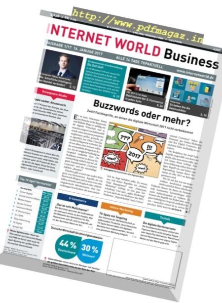 Internet World Business Germany – 16 Januar 2017 Cover
