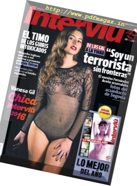 Interviu Spain – 26 Diciembre 2016 Cover
