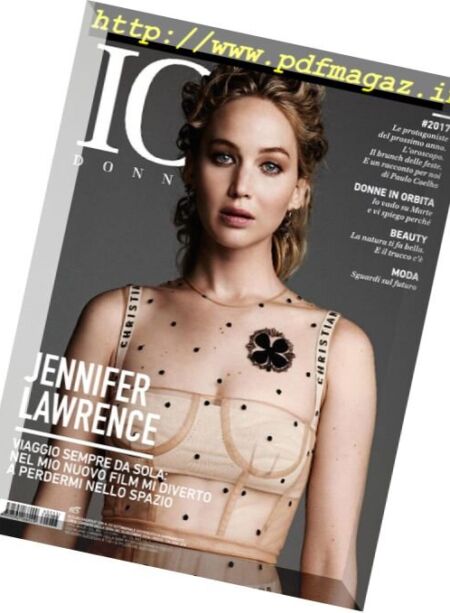 Io Donna del Corriere della Sera – 24 Dicembre 2016 Cover