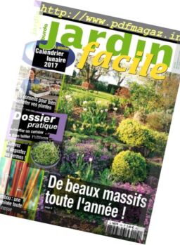 Jardin Facile – Janvier-Fevrier 2017