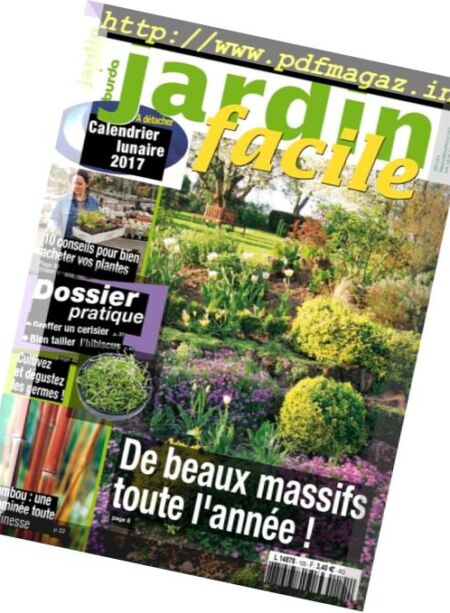 Jardin Facile – Janvier-Fevrier 2017 Cover