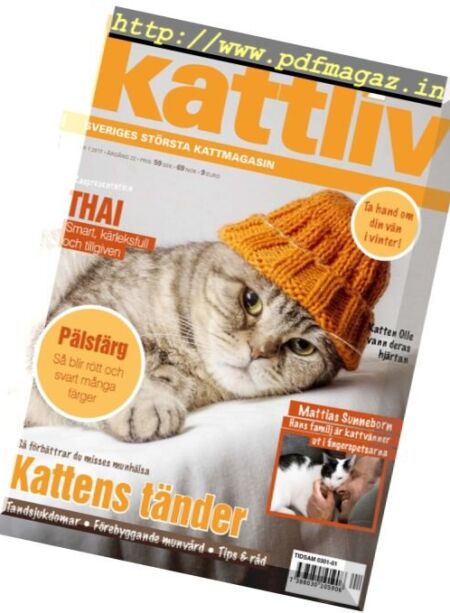 Kattliv – Nr.1, 2017 Cover