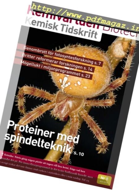 Kemivarlden Biotech – December 2016 Cover