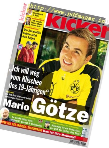 Kicker – 16 Januar 2017 Cover