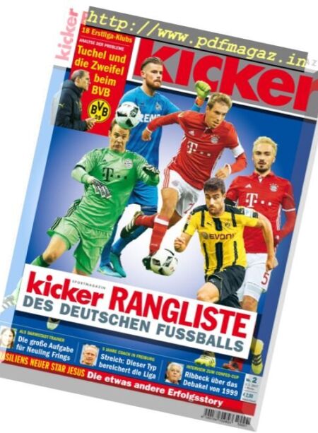 Kicker – 2 Januar 2017 Cover