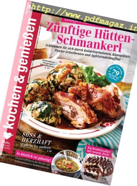 Kochen & Geniessen – Februar 2017 Cover