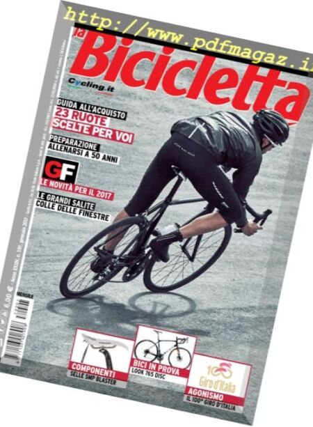 La Bicicletta – Gennaio 2017 Cover