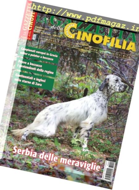 La Gazzetta Della Cinofilia Venatoria – Febbraio 2017 Cover