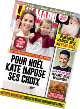 La Semaine – 30 Decembre 2016