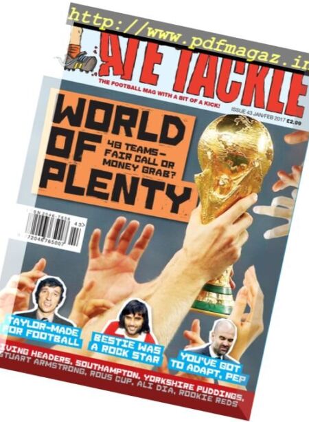 Late Tackle Football – January-February 2017 Cover