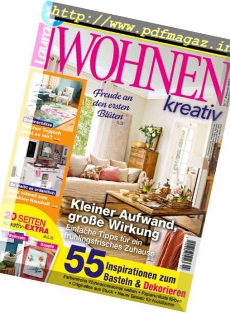 Laura Wohnen Kreativ – Februar 2017 Cover