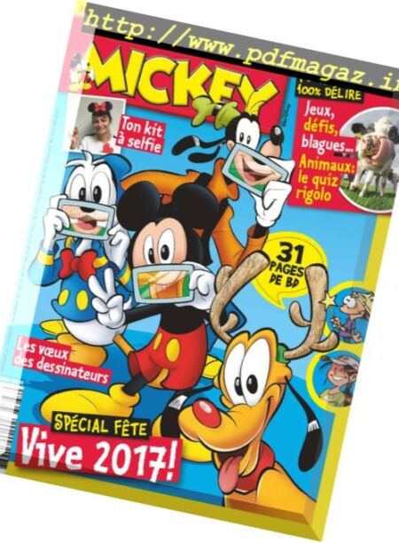 Le Journal de Mickey – 28 Decembre 2016 Cover