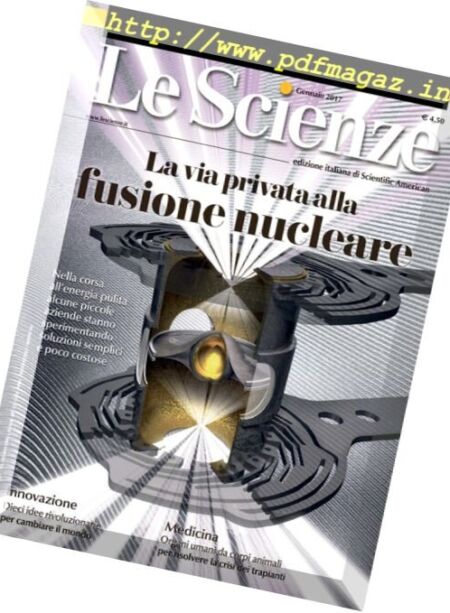 Le Scienze – Gennaio 2017 Cover