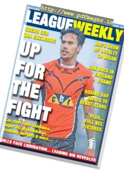 League Weekly – 19 December 2016