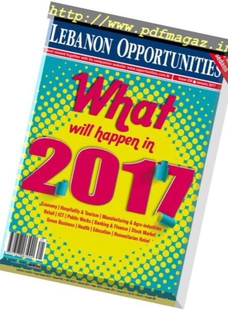 Lebanon Opportunities – January 2017 Cover