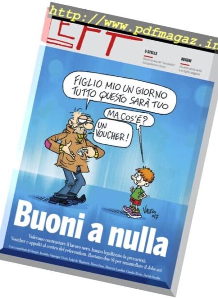 Left – 21 Gennaio 2017 Cover