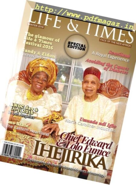 Life & Times – Winter 2016 Cover