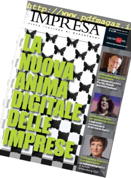 L’impresa – Dicembre 2016 Cover