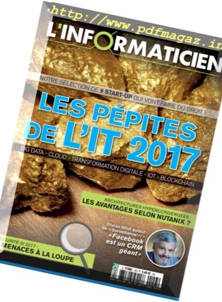 L’Informaticien – Janvier 2017 Cover