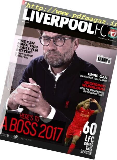 Liverpool FC Magazine – February 2017 Cover