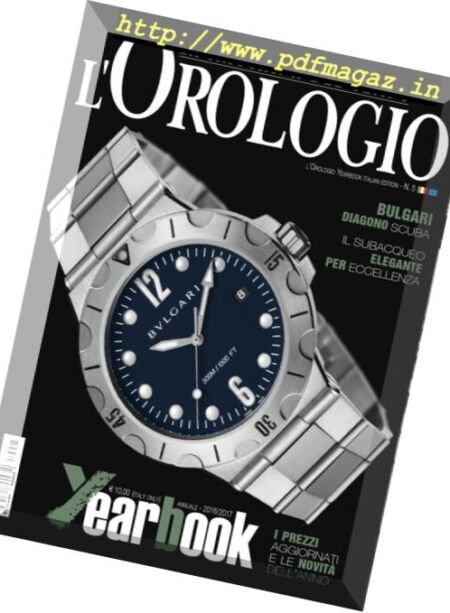 l’Orologio – Yearbook 2016-2017 Cover
