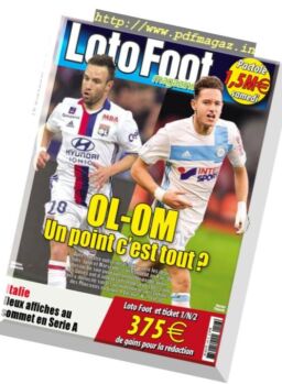 Loto Foot – 18 Janvier 2017