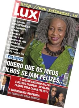 Lux Africa – 20 Janeiro 2017