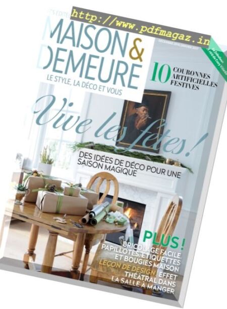 Maison & Demeure – Decembre 2016 – Janvier 2017 Cover