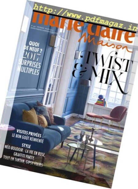 Marie Claire Maison – Fevrier-Mars 2017 Cover