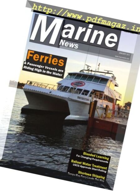 Marine News Magazine – January 2017 Cover