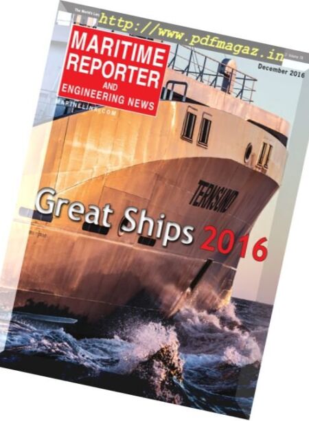 Maritime Reporter – December 2016 Cover