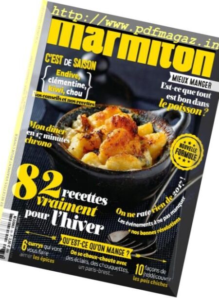 Marmiton – Janvier-Fevrier 2017 Cover