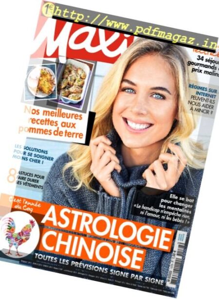 Maxi – 23 au 29 Janvier 2017 Cover