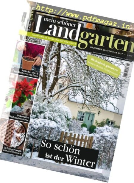 Mein schoner Landgarten – Dezember-Januar 2016 Cover