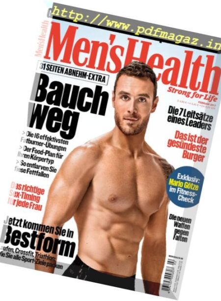 Men’s Health Germany – Februar 2017 Cover