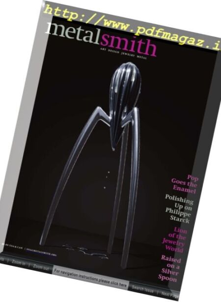metalsmith – October 2016 Cover