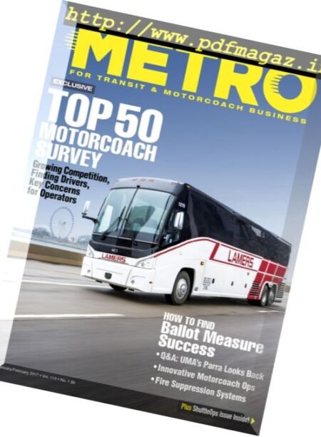 Metro Magazine – January-February 2017 Cover