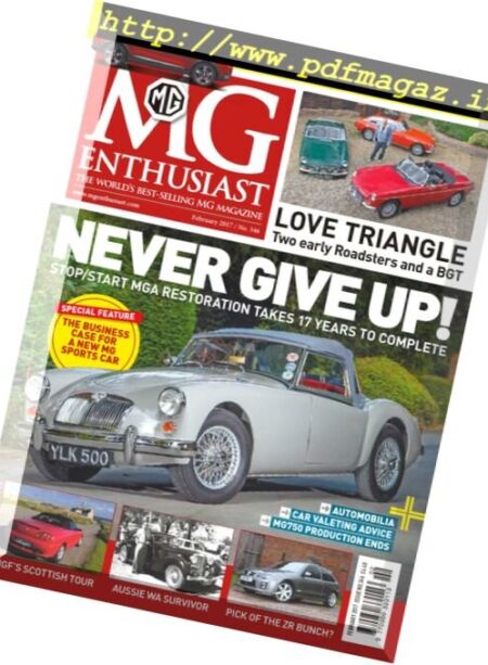 MG Enthusiast – February 2017 Cover