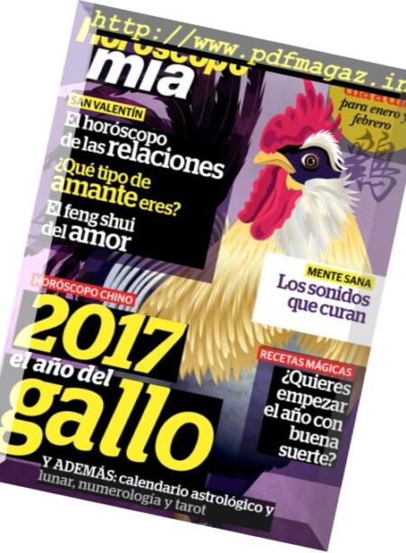 Mia Horoscopo – Enero-Febrero 2017 Cover