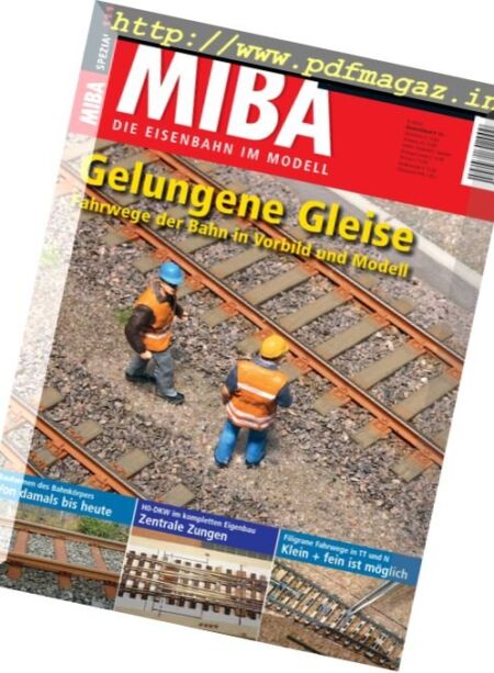 MIBA Spezial – Nr.111, 2017 Cover