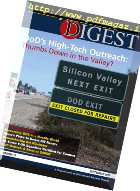 Military Microwave Digest – September 2016 Cover