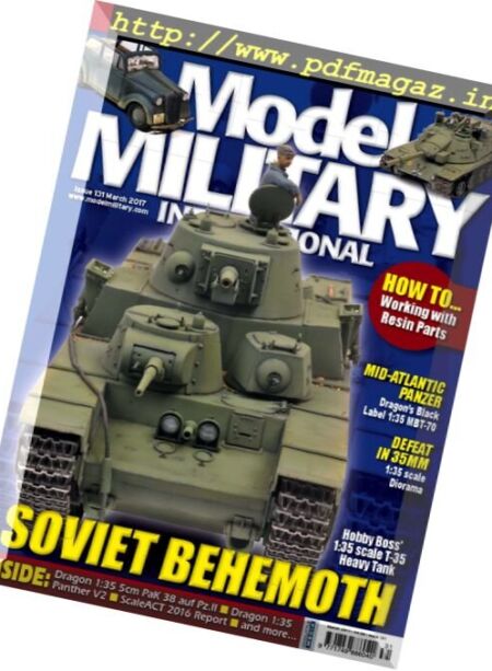 Model Military International – March 2017 Cover