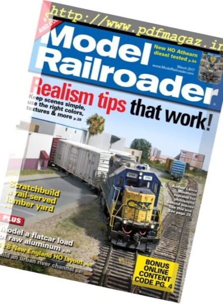 Model Railroader – March 2017 Cover