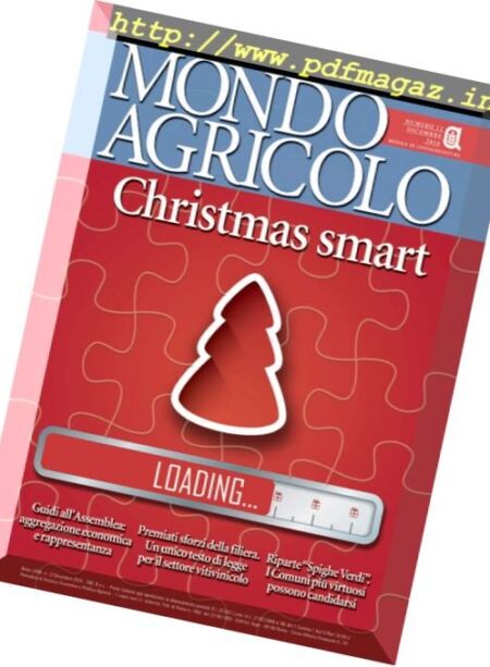 Mondo Agricolo – Dicembre 2016 Cover