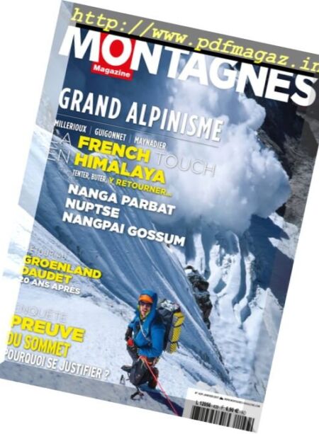 Montagnes – Janvier 2017 Cover