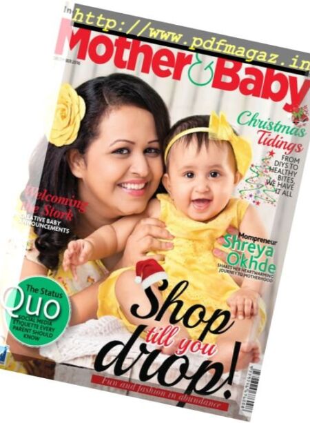 Mother & Baby India – December 2016 Cover