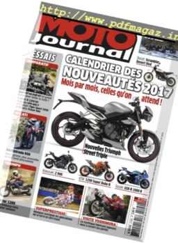 Moto Journal – 18 Janvier 2017